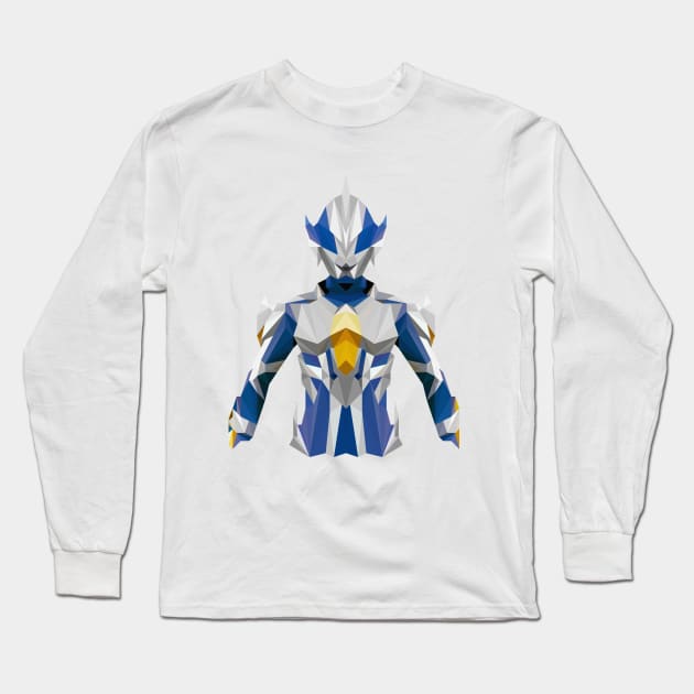 Ultraman Hikari Arb Gear (Low Poly Style) Long Sleeve T-Shirt by The Toku Verse